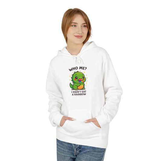 Suspicious Dino "Didn't Eat a Rainbow" Graphic Hoodie
