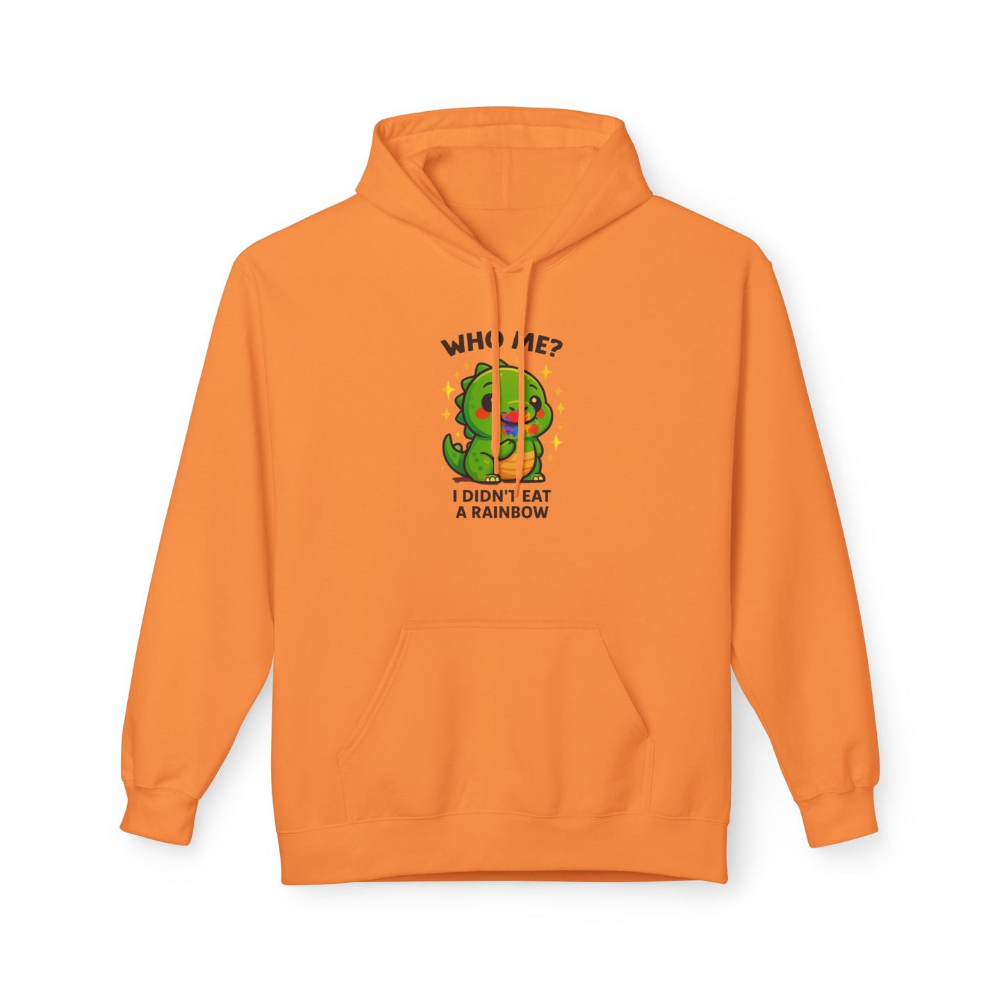 Suspicious Dino "Didn't Eat a Rainbow" Graphic Hoodie
