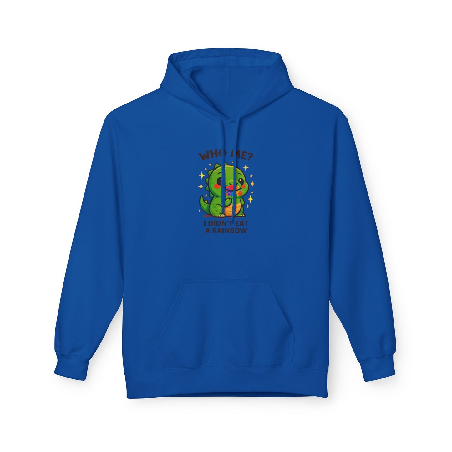 Suspicious Dino "Didn't Eat a Rainbow" Graphic Hoodie