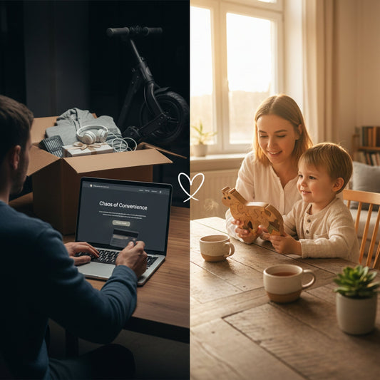 Real Talk: Kids Want Gadgets, Parents Want More. Your Amazon Cart vs. The Power of One Local Gift.