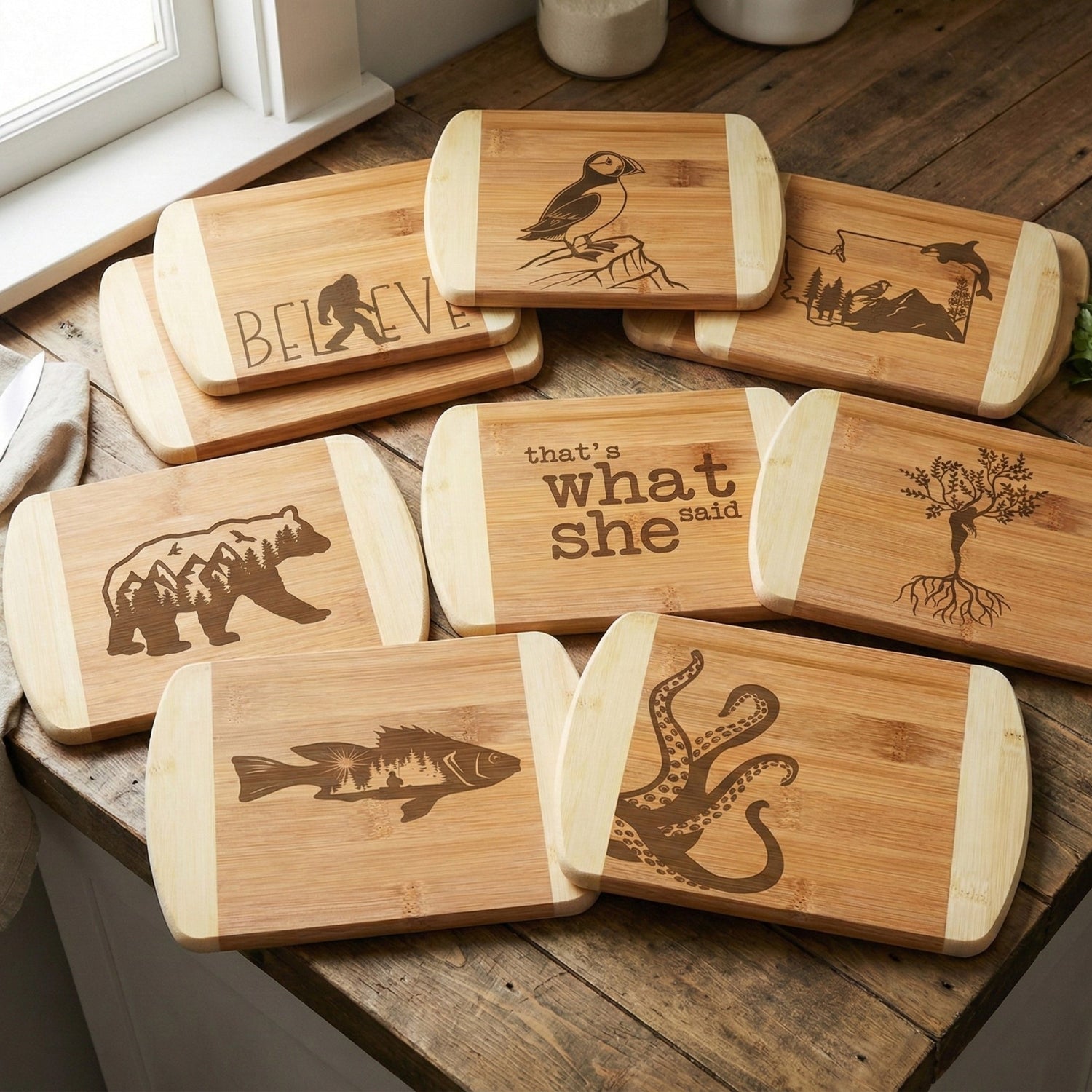 Laser Engraved Boards