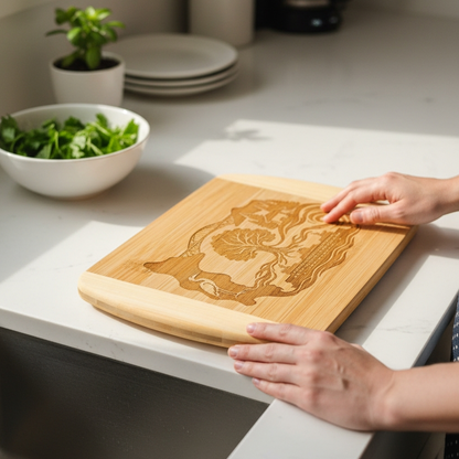 The Coastal Estate Series | Custom Engraved Bamboo Boards (Bainbridge & Poulsbo)