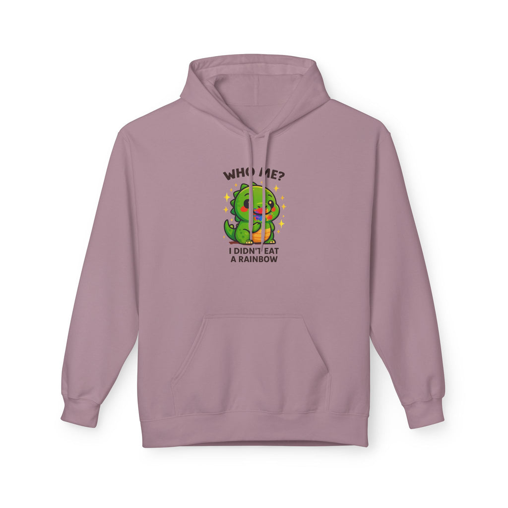Suspicious Dino "Didn't Eat a Rainbow" Graphic Hoodie