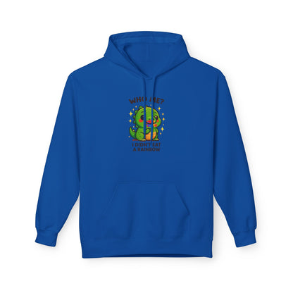 Suspicious Dino "Didn't Eat a Rainbow" Graphic Hoodie
