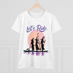 Paddle Boarding Witches - Women's Cotton T-Shirt