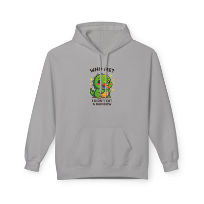 Suspicious Dino "Didn't Eat a Rainbow" Graphic Hoodie
