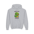 Kids Hoodie - Cute Dino "Who Me? I Didn't Eat a Rainbow" Funny Graphic Pullover