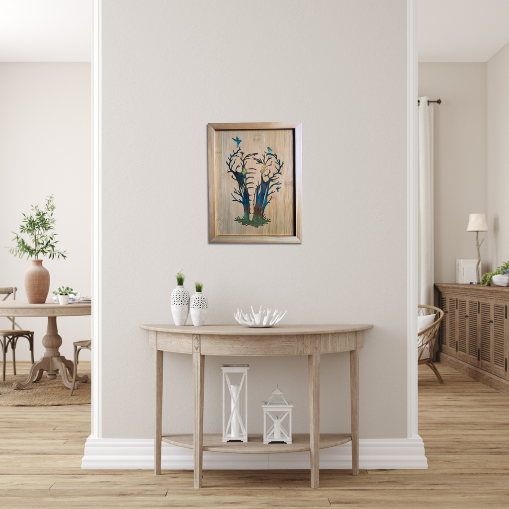 Handcrafted Resin Elephant Wall Art with Unique Color Variations