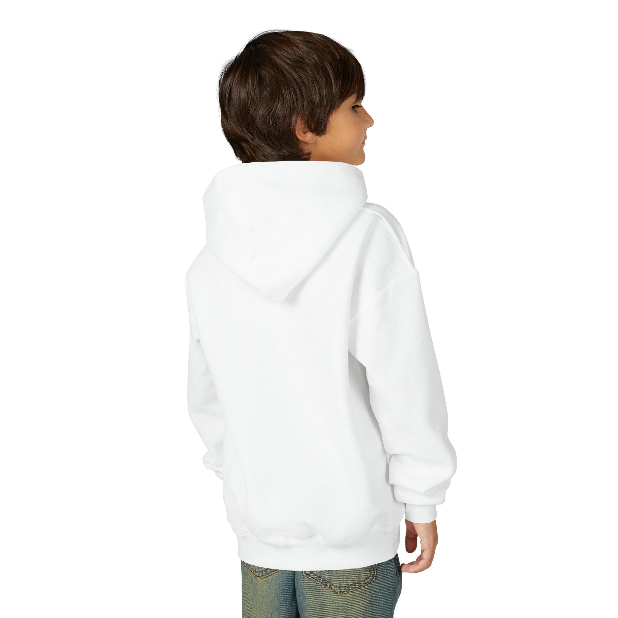 Kids Hoodie - Cute Dino "Who Me? I Didn't Eat a Rainbow" Funny Graphic Pullover