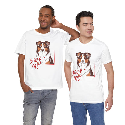 Outdoor Dog Lovers Valentine’s Day Shirt – Perfect for Hiking & Adventure – AUSTRALIAN SHEPHERD 4