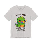Cute Dinosaur Graphic Tee - "Who Me? I Didn't Eat a Rainbow"