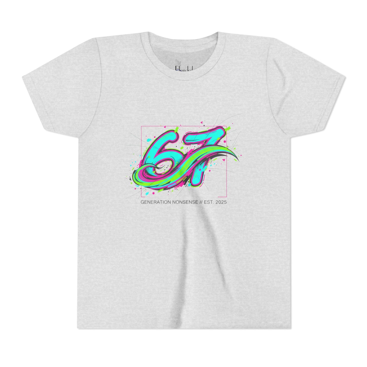 Youth Tee — 67 Generation Nonsense EST. 2025 — Street Art Vibe