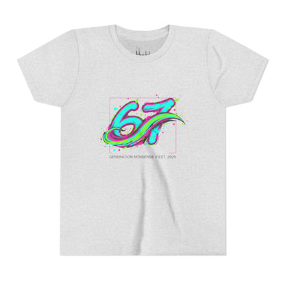 Youth Tee — 67 Generation Nonsense EST. 2025 — Street Art Vibe