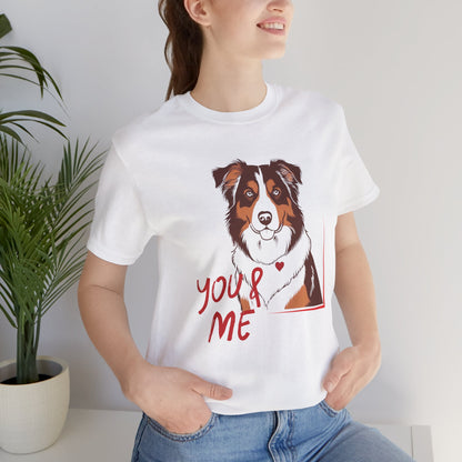 Outdoor Dog Lovers Valentine’s Day Shirt – Perfect for Hiking & Adventure – AUSTRALIAN SHEPHERD 4