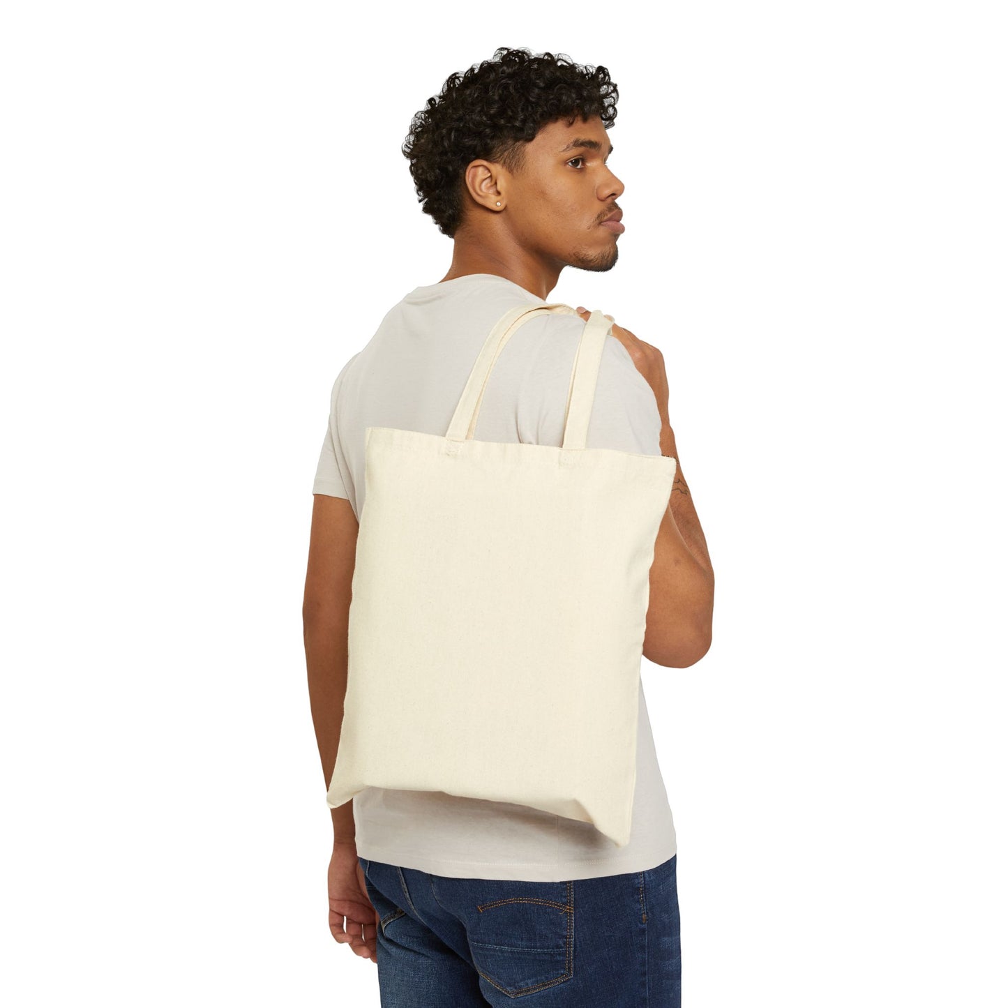 Tote Bag — "Let's Not Doomscroll Today" Cozy Fall Canvas Tote