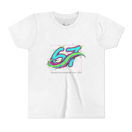 Youth Tee — 67 Generation Nonsense EST. 2025 — Street Art Vibe