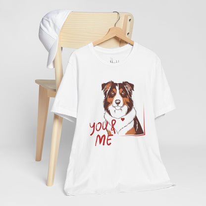 Outdoor Dog Lovers Valentine’s Day Shirt – Perfect for Hiking & Adventure – AUSTRALIAN SHEPHERD 4