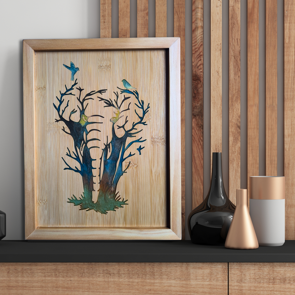 Handcrafted Resin Elephant Wall Art with Unique Color Variations