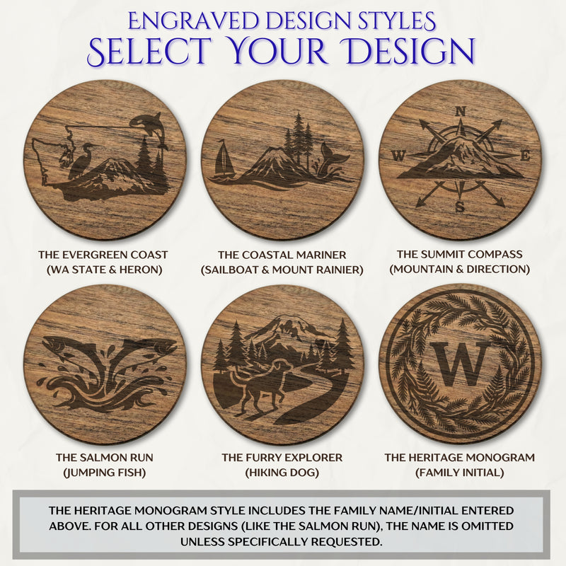 Engraved design styles for custom real estate closing gifts The Blended Oasis