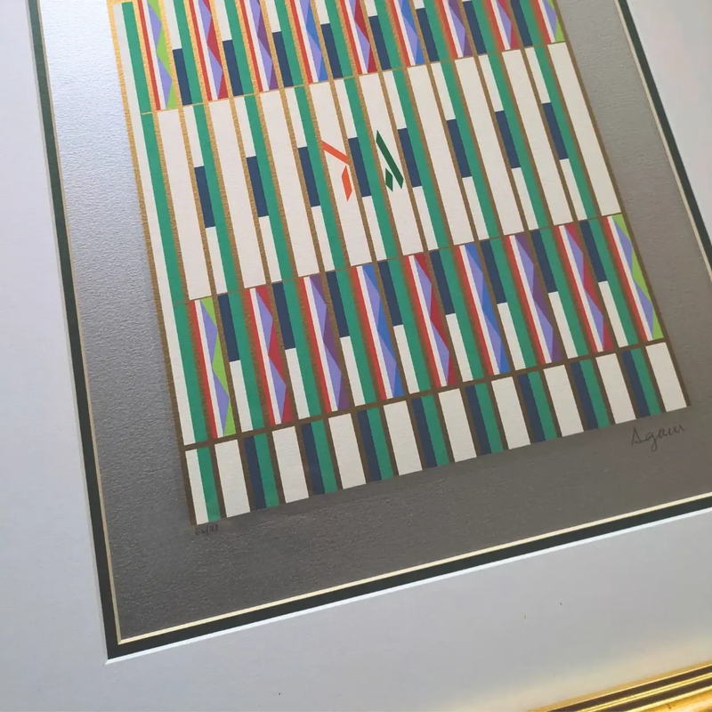 Yaacov Agam "GAAD" Original Serigraph – Signed & Numbered Fine Art