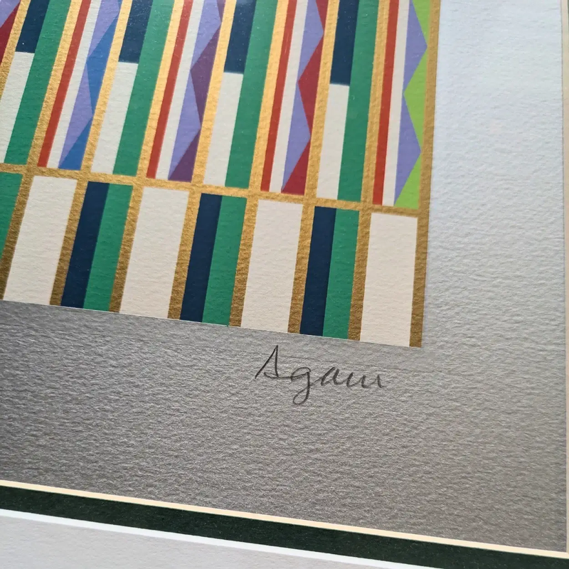 Yaacov Agam "GAAD" Original Serigraph – Signed & Numbered Fine Art