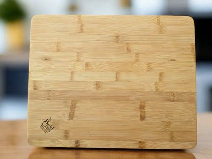 Sunflower Bumblebee Bamboo Cutting, Charcuterie, Serving Board - 15 x 11.875 x .625 inches