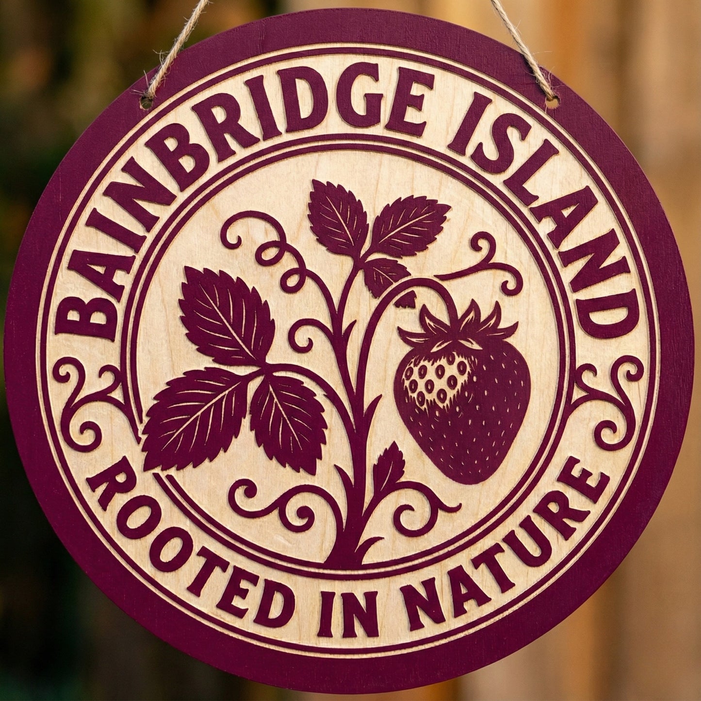 Bainbridge Island & Kitsap Collection | 6-Inch Engraved Round