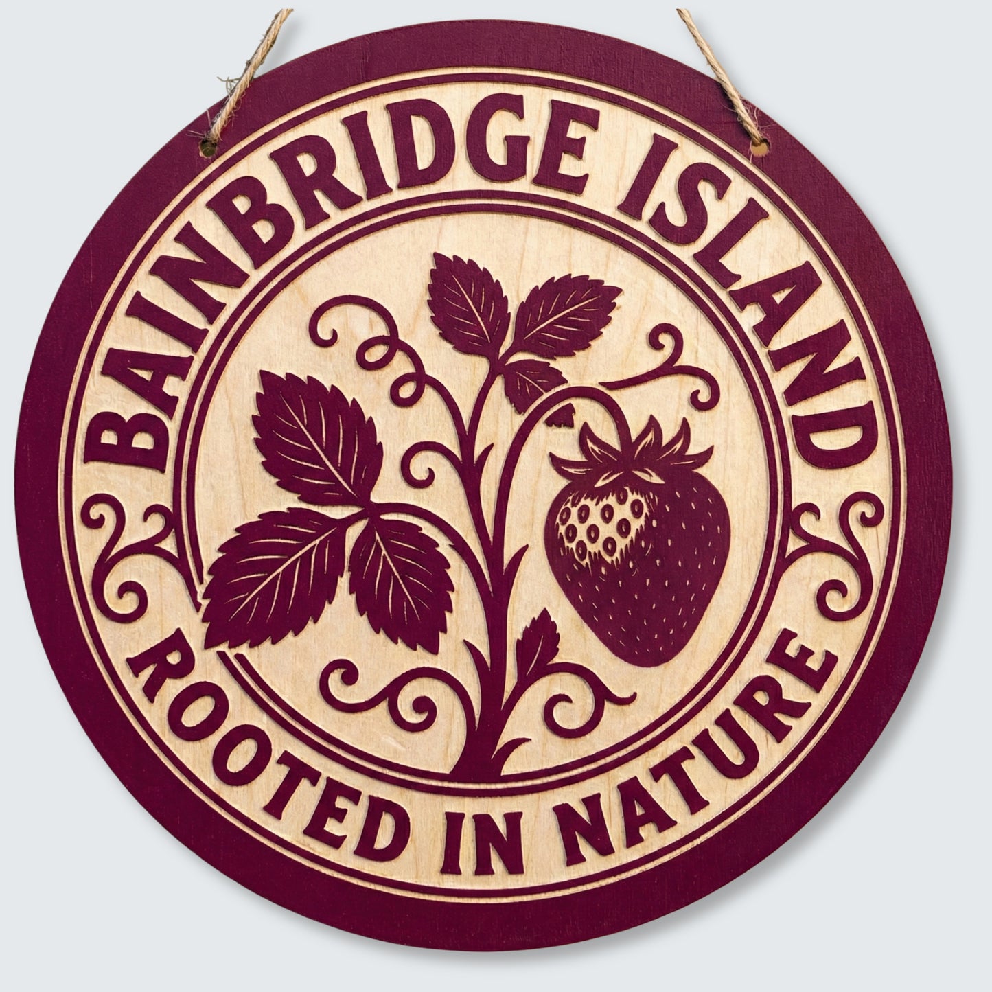 Bainbridge Island & Kitsap Collection | 6-Inch Engraved Round