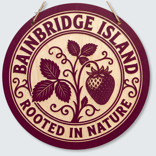 Bainbridge Island & Kitsap Collection | 6-Inch Engraved Round