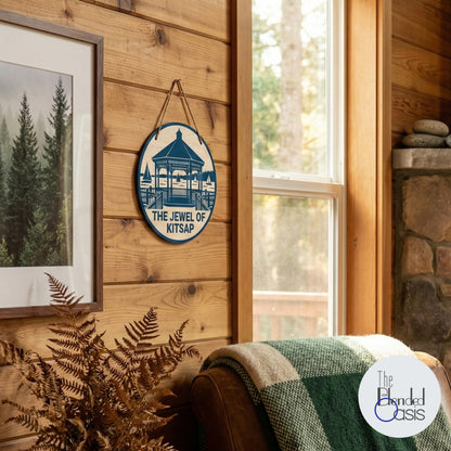 Poulsbo & Kitsap Collection | 6-Inch Engraved Round