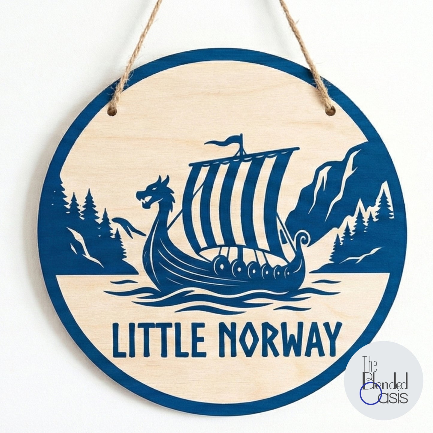 Poulsbo & Kitsap Collection | 6-Inch Engraved Round