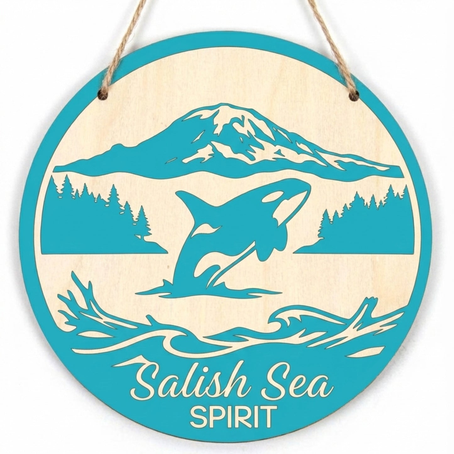 Bainbridge Island & Kitsap Collection | 6-Inch Engraved Round