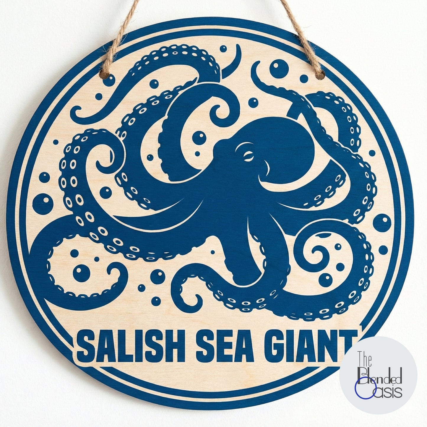 Poulsbo & Kitsap Collection | 6-Inch Engraved Round